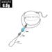 New Bohemian Style Turquoise Carved Hollow Double Layered Ankle Chains_ipsvogv.com
