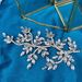 Elegant Handmade Crystal Hairpiece For Women - Glamorous Wave Design Hair Accessory With Rhinestones For Weddings, Parties, And Special Occasions_ipsvogv.com