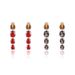 Designer Style Personalized Red Agate Earrings Insect Design High Grade S925 Silver Natural Gemstone Earrings_ipsvogv.com