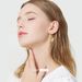 Niche fashion design butterfly earrings inlaid with zircon copper plated with gold light luxury atmosphere high end_ipsvogv.com