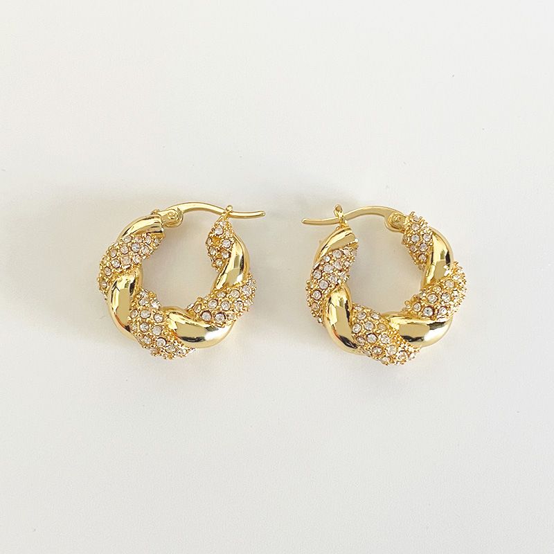 Women's Jewelry Zircon Earrings Temperament Earrings Personality Earrings Design Sense Fashion Earrings_ipsvogv.com
