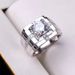 Yihua Duoduo Aggressive Movable Diamond Wedding Opening Couple Ring Qixi Valentine's Day Gift_ipsvogv.com