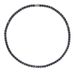 Men's Hip Hop Tennis Chain Necklace In Black Gold & Black/Purple Zircon, 5mm Width, 46cm & 51cm Lengths Hip Hop Necklace Jewelry_ipsvogv.com