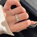 Super Flash Brushed Small Sugar Zircon For Women, Light Luxury, High-end Fashion, Personalized Index Finger Ring, Niche_ipsvogv.com