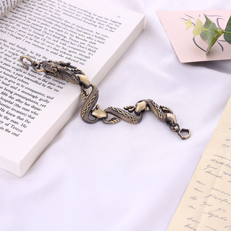 Twelve Zodiac Dominant Chinese Men's Bracelet Dragon Bone Jewelry_ipsvogv.com