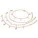 Fashionable And Trendy New Minimalist 4-piece Set, Star Lightning Artificial Pearl Pendant Bracelet Set_ipsvogv.com