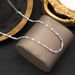 Hip Hop Square Rhinestone Necklace For Women, Simple And Unique Tennis Chain, Street Style Niche Clavicle Chain Choker_ipsvogv.com