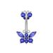 Women's Jewelry Zircon Belly Button Nail Oiled Belly Button Ring Piercing Jewelry_ipsvogv.com