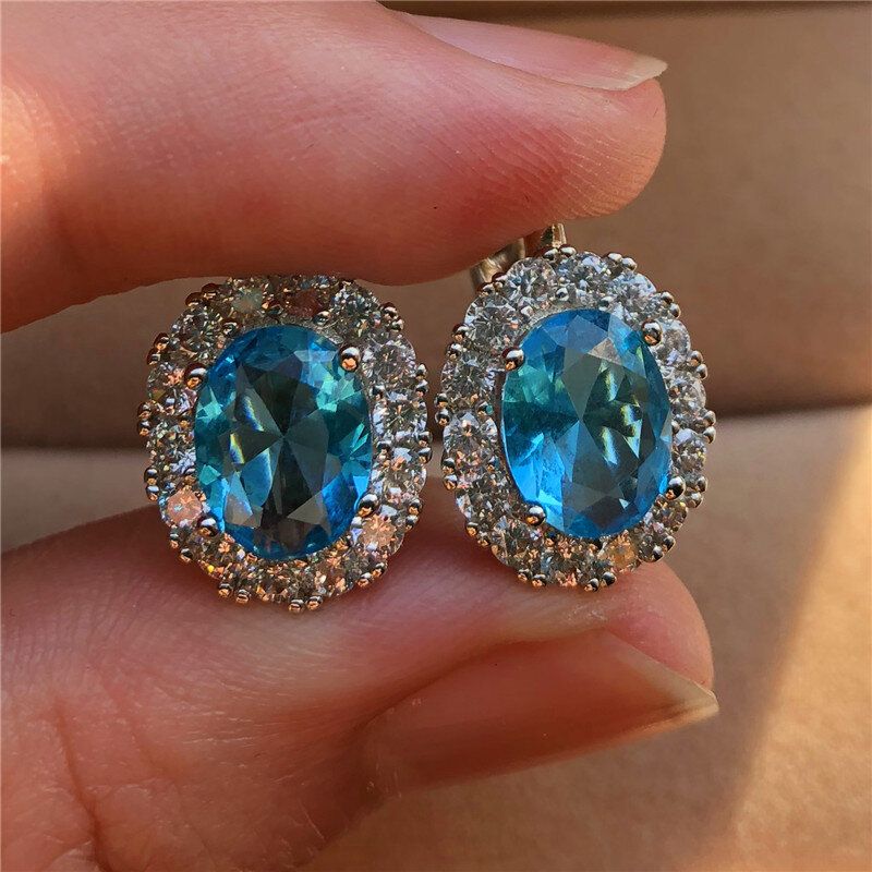 Cao Shi Korean Edition Jewelry Personalized Zircon Stereoscopic Versatile Earrings_ipsvogv.com