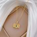 【 Titanium Steel 】 Ancient Style Bag, Fashionable, Light Luxury, Gorgeous, Full Diamond Necklace, Women's Versatile_ipsvogv.com