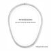 Trendy Single Row With Rhinestones 3mm 4mm Tennis Necklace For Men And Women Hip Hop Style_ipsvogv.com