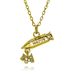 New Cartoon Poodle Pet Dog Copper Gold Plated O Shaped Chain Simple Design Copper Inlaid Zirconium Trend Necklace_ipsvogv.com