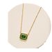 New Kratos Swiss Green Topaz Pendant Women's Plating Inlaid Stone Colorful Necklace_ipsvogv.com