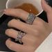 with Opening Korean Cross Multiple Full Layers Of Ins Trendy And Cool Style Wide Version Zircon Sparkling Diamond_ipsvogv.com
