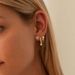 Women’s Jewelry Set Fashion Hot Sale Real Gold Brass Electroplating Fashionable And Versatile Ins Style Bow Earrings Three Piece Set_ipsvogv.com
