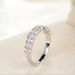 Cao Shi Korean Edition Instagram Super Sparkling Multi Layered Ring Combination With Sunset New Three Layer Fine Circle_ipsvogv.com
