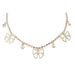 Fashion Necklace Alloy Diamond Butterfly Pendant Necklace Punk Style Claw Chain Necklace_ipsvogv.com