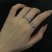 niche Snake Shaped Broken New Design Diamond Zircon Open Ring, Fashionable High-end, Versatile, Layered And Personalized Ring, High-end, Versatile,_ipsvogv.com