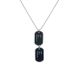 Soldier Dog Tags Stainless Steel Double Tags Simple Men's and Women's Pendant Personalized Necklace_ipsvogv.com