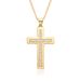 Fashion Cross Micro Inlaid Necklace Popular Women's Fashion Accessories Japanese And Korean Cross Pendant Gift Clavicle Chain_ipsvogv.com