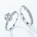 new Brilliant D Color One Carat Moissanite Diamond Ring Female S925 Silver Snake Bone Trapezoidal Single Row Ring Light Luxury_ipsvogv.com