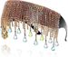 New Fashionable Headband, Colorful Tassel, Handmade Diamond Studded Sunglasses_ipsvogv.com