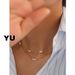Natural Freshwater Rice Grain Pearl Necklace Jade Jewelry, Titanium Steel Light Collarbone Chain With A Sense Of Luxury_ipsvogv.com