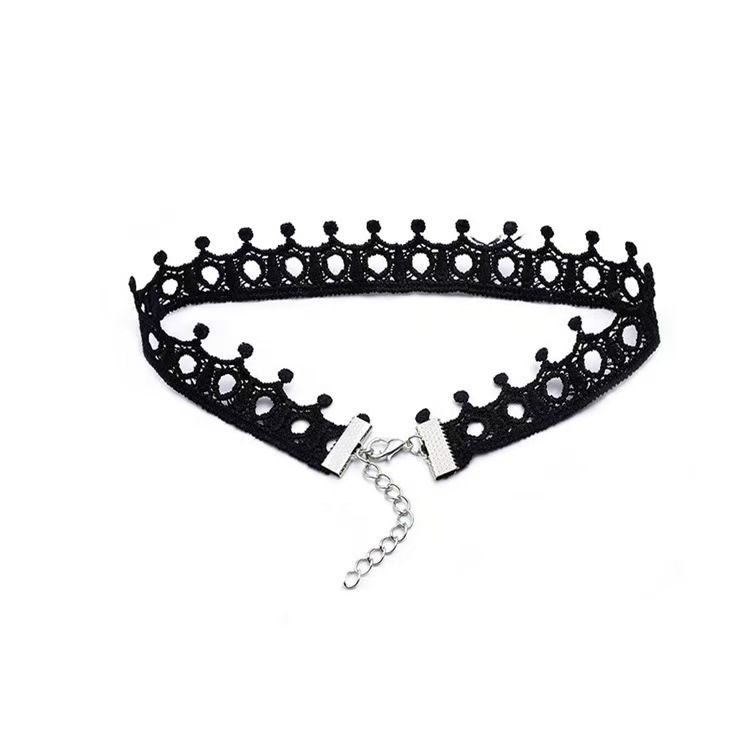 Trendy Collarbone Sexy For Women Korean Style Choker Accessories Yiwu Jewelry Lace Necklace_ipsvogv.com