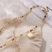 Bohemia New White Sea Shell Pedat Natural Stoe Bead Splicig Necklace Chic Style Persoalized Charm Jewelry For_ipsvogv.com