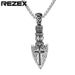 Men's Jewelry Personalized Retro Vajra Cross Shield Titanium Steel Pendant_ipsvogv.com