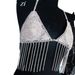 Full diamond tassel chest chain women sexy fashion bikini underwear chain suspender accessories female_ipsvogv.com