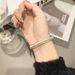 Buchi Brushed Craft Woven Pattern Carved For Women, Inlaid With Light Luxury Dual Color Gold Ring, Narrow Version Open_ipsvogv.com