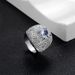 Men’s Jewelry Set Fashion Full Diamond Cuban Ring High End Trendy Fashion Men's Ring Zircon Ring Exclusive Ring_ipsvogv.com