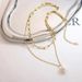 Trendy Niche Freshwater Pearl Pendant With Multiple Layers Of Stacked And Spliced Chains, Necklace For Women That Won't_ipsvogv.com