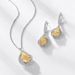Willson Jewelry New Recommendation S925 Sterling Silver Earrings Fashion Trend Goose Yellow Ice Flower Cut High Carbon Diamond Ear Hooks_ipsvogv.com