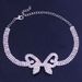 Jewelry Smart All-match Full Diamond Butterfly Anklet Hollow Rhinestone Multi-row Anklet for Women_ipsvogv.com