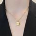 Titanium Steel Clover Necklace For Women With Diamond Cutouts, High-end Design, Light Luxury, Niche 2023_ipsvogv.com