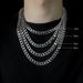 Cuban Chain Necklace Hiphop Men's And Women's Trendy Ins Hip-hop Exaggerated Titanium Steel Non Fading High Street_ipsvogv.com