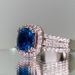 Cao Shi's New Copper Inlaid Blue Zircon Luxury Ring For Women_ipsvogv.com