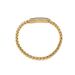 Minimalist Titanium Bracelet For Men, High-End Trendy Style, Stainless Steel Reversible Flower Basket Chain Jewelry_ipsvogv.com