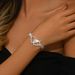 Women’s Jewelry Set Fashion Double Heart Rhinestone Bracelet Anklet Sexy Full Diamond Versatile Shining Beach Foot Ornaments_ipsvogv.com
