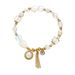 Women's Jewelry French Titanium Steel Pearl Bracelet Collection Inlaid Beads Stainless Steel Design_ipsvogv.com
