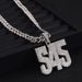 Hip Hop Shiny Cuban Chain Exaggerated Number Graphic Full Diamond Pendant Necklace_ipsvogv.com