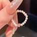 2024 New Pink Love Zircon Pearl Escape Princess, Niche Index Finger Ring, Design Sense, Best Friend Tail Ring_ipsvogv.com