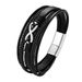 Multi layer woven leather 8-shaped stainless magnetic buckle handcrafted hot selling titanium steel bracelet_ipsvogv.com