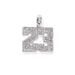Alloy Number 23 Simple Fried Dough Twists Chain Necklace Pendant Street Full Of Diamonds_ipsvogv.com
