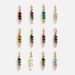 Stainless Steel December Birthday Stone Valentine's Day DIY Zircon Necklace Pendant Furnace Vacuum Plating K Gold_ipsvogv.com