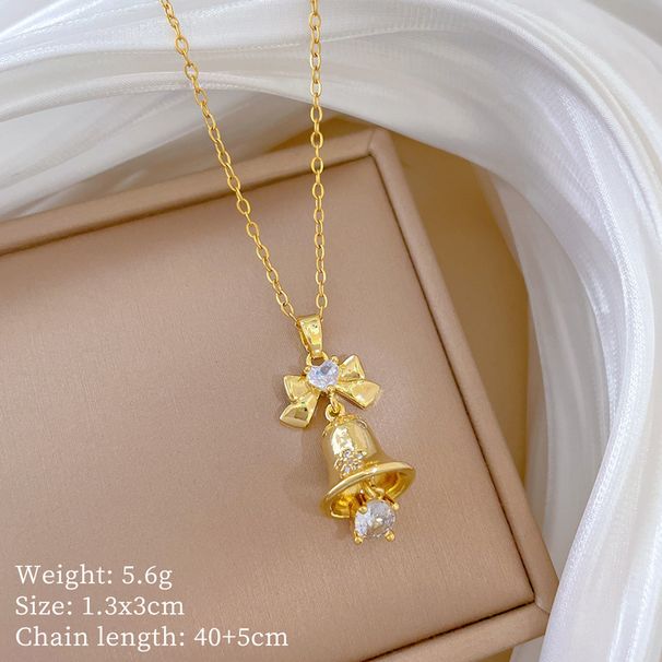Butterfy 【 】 Knot Be Light Luxury Charm Gorgeous Fu Diamond Neckace Women's Versatie Cavice Chain Titanium 【 】_ipsvogv.com