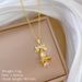 Butterfy 【 】 Knot Be Light Luxury Charm Gorgeous Fu Diamond Neckace Women's Versatie Cavice Chain Titanium 【 】_ipsvogv.com