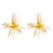 Hot Selling White Flower Earring Bracelet, Double Layered Necklace, New Bohemian Vacation Accessory_ipsvogv.com